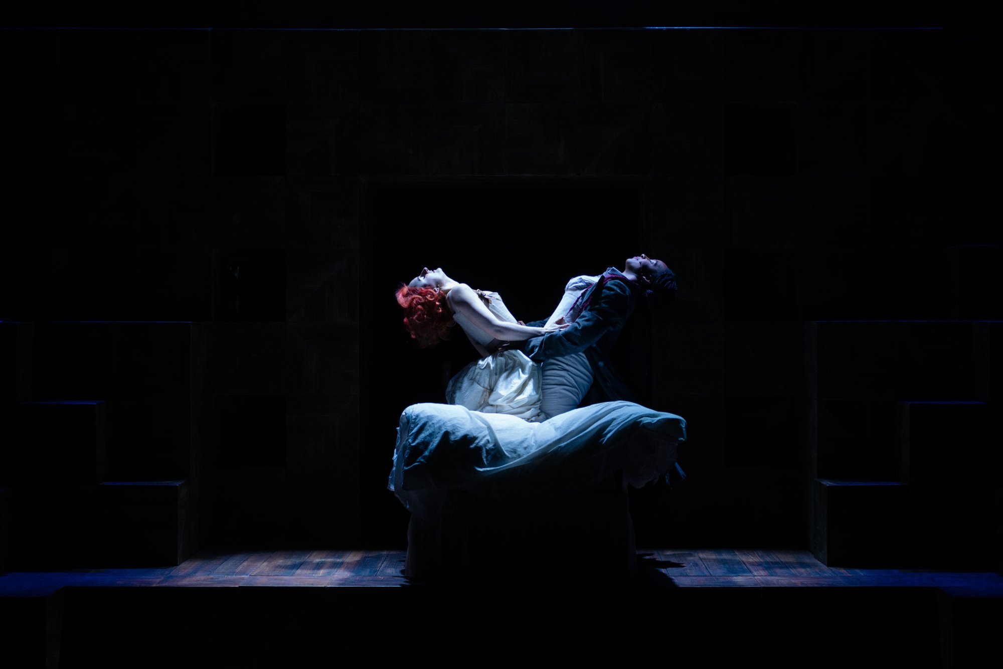 Laura Elsworthy and Elexi Walker in Mary and the Hyenas - 2025 - Hull Truck Theatre